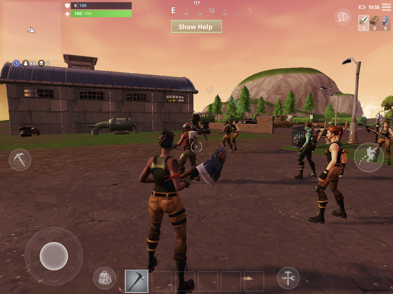 Fortnite on mobile android and IOS- Fortnite mobile app- android app - ios app - 2018 - TrendMut