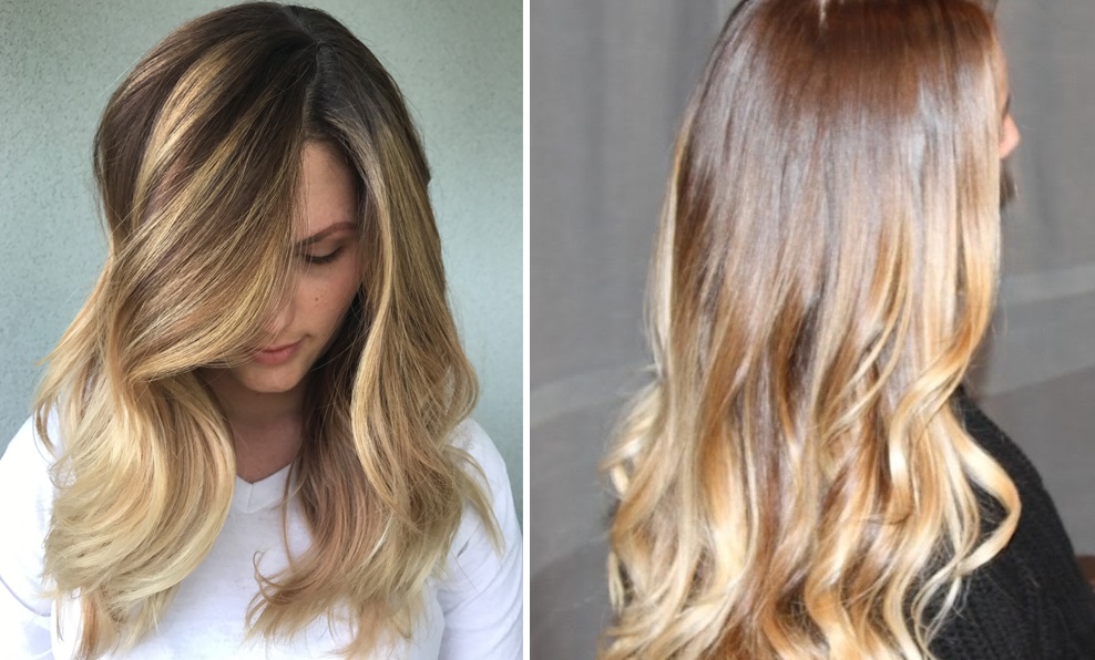 golden ombre hair - best hair color trends for 2018