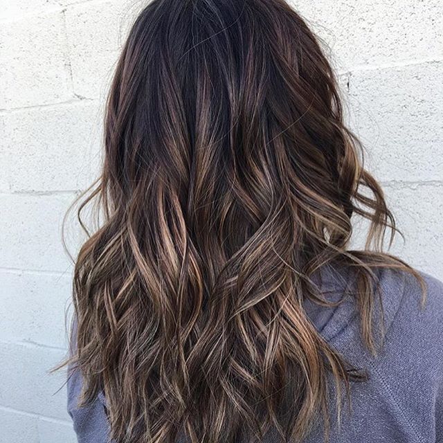 sunkissed brunette hair - best hair color trends for 2018