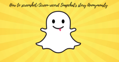 How to screenshot/Screen-record Snapchat's story Anonymously
