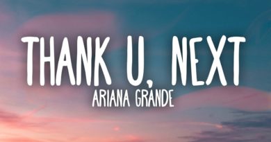 thank u next lyrics ariana grande