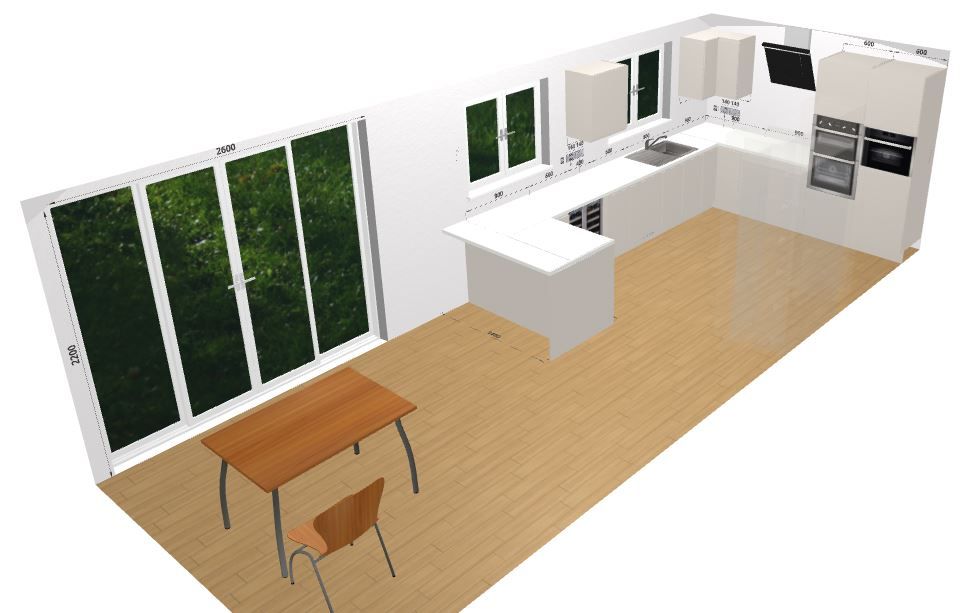 Create the Perfect 3D Kitchen Model - design your own kitchen layout
