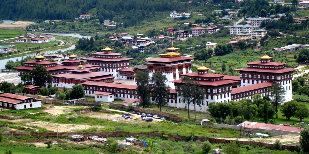 Tashichho Dzong in Thimpu