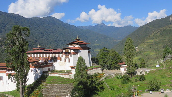 The Trongsa Dzong in Trongsa