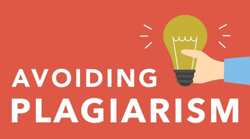 Avoid Plagiarising The Content