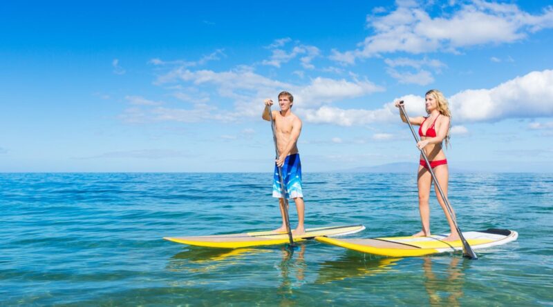 stand up paddleboarding