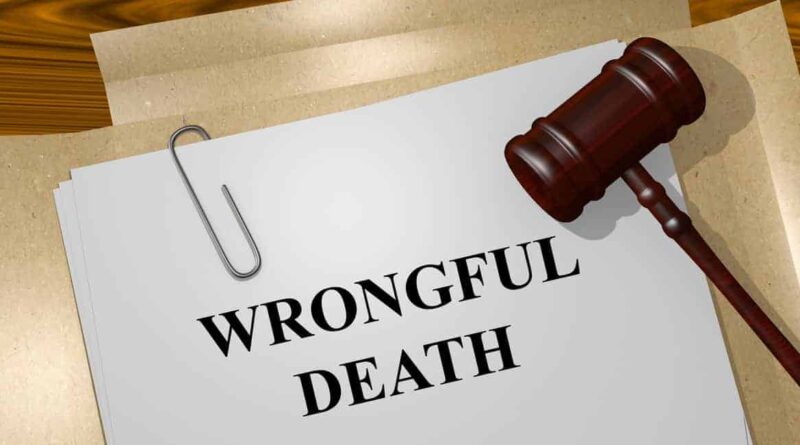 Wrongful death lawsuit