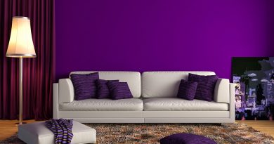 Design Your Home with Bold Purple Tile