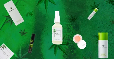 Beauty Routine With CBD Items