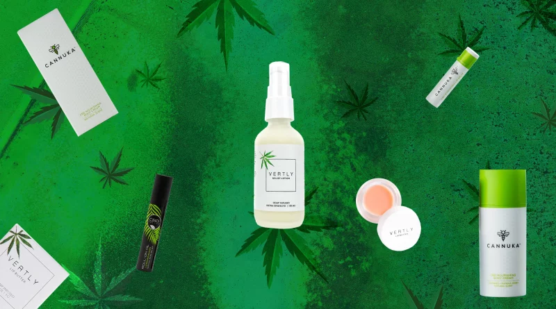 Beauty Routine With CBD Items