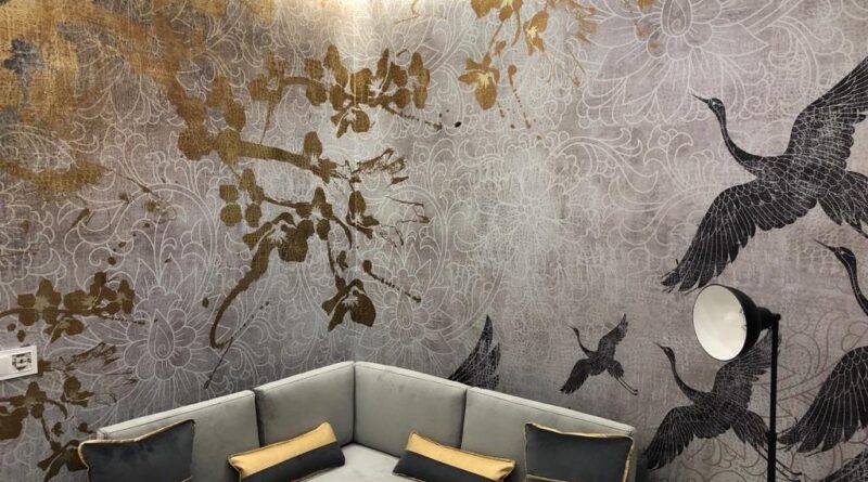 trendy wallpapers for living room