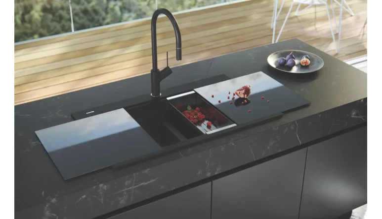 Black Double Kitchen Sink